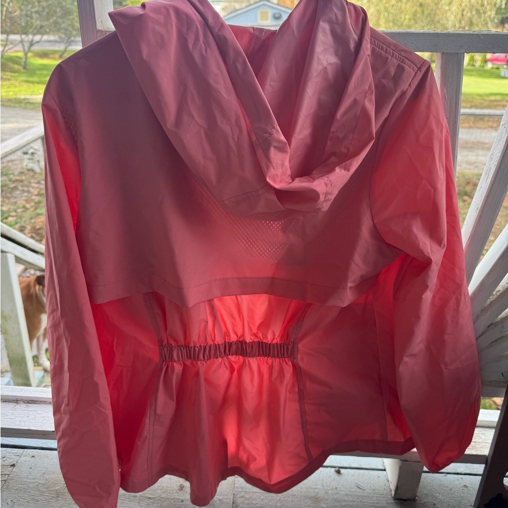 Women's Pink Hooded Utility Jacket